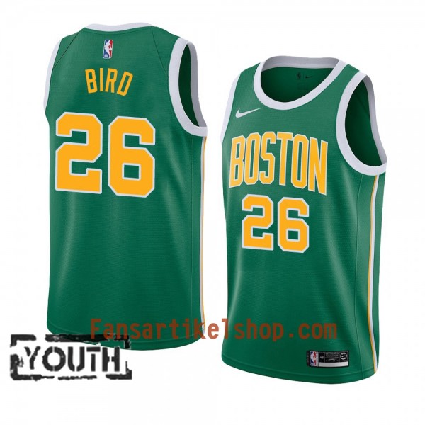 Boston Celtics Trikot Jabari Bird 26 2018-19 Nike Grün Swingman - Kinder Boston Celtics Trikot Jabari Bird 26 2018-19 Nike Grün Swingman - Kinder